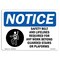 Signmission OSHA Sign, Safety Belts And Lifelines Required, 10in X 7in Decal, 10" W, 7" H, Landscape OS-NS-D-710-L-16509 - alternate 1